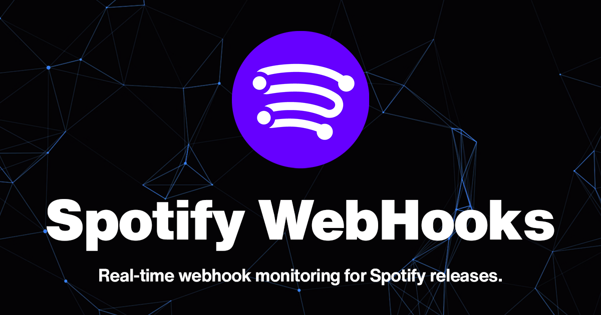 Show HN: WebHooks for the Spotify API